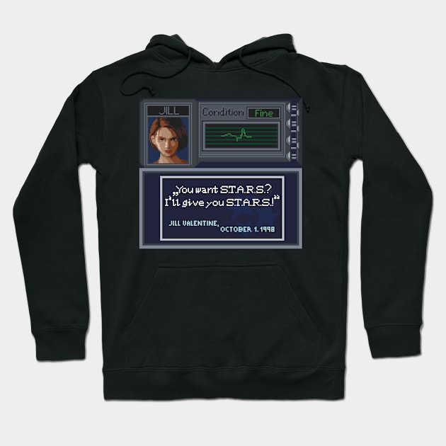 Resident Evil Pixel Art Hoodie by AlleenasPixels